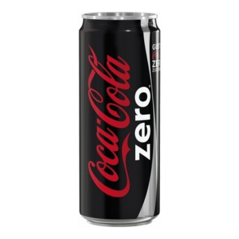 Coca Cola zero Canette